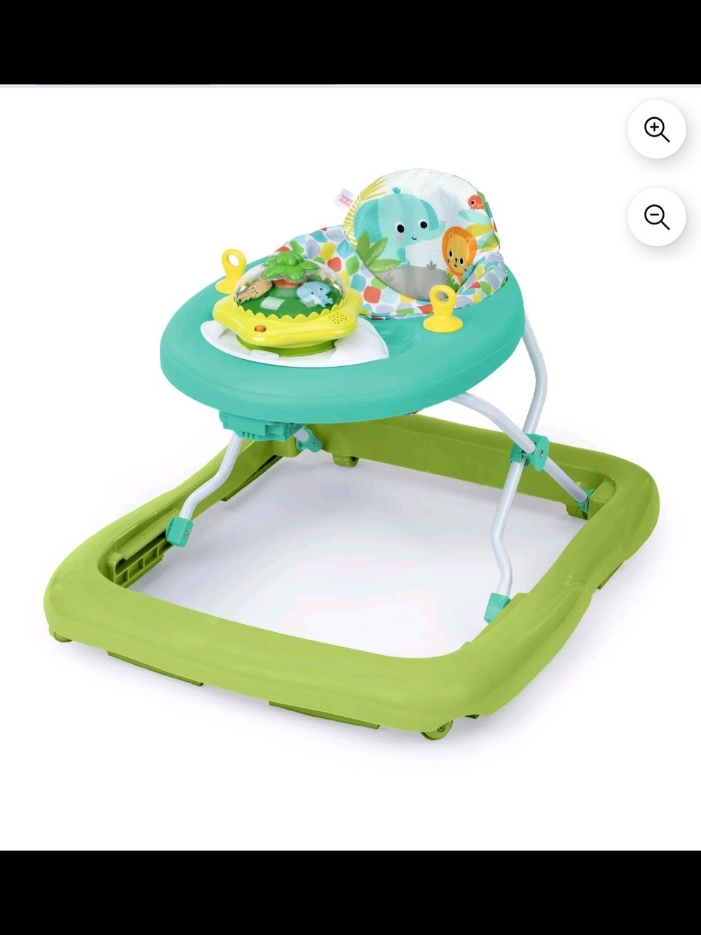 Baby Activity Walker in Teal and Lime - Interactive Fun for Toddlers